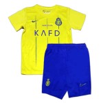 Nogometni Dresovi AL NASSR Dječji Domaći 2023-24 Kratkih Rukava